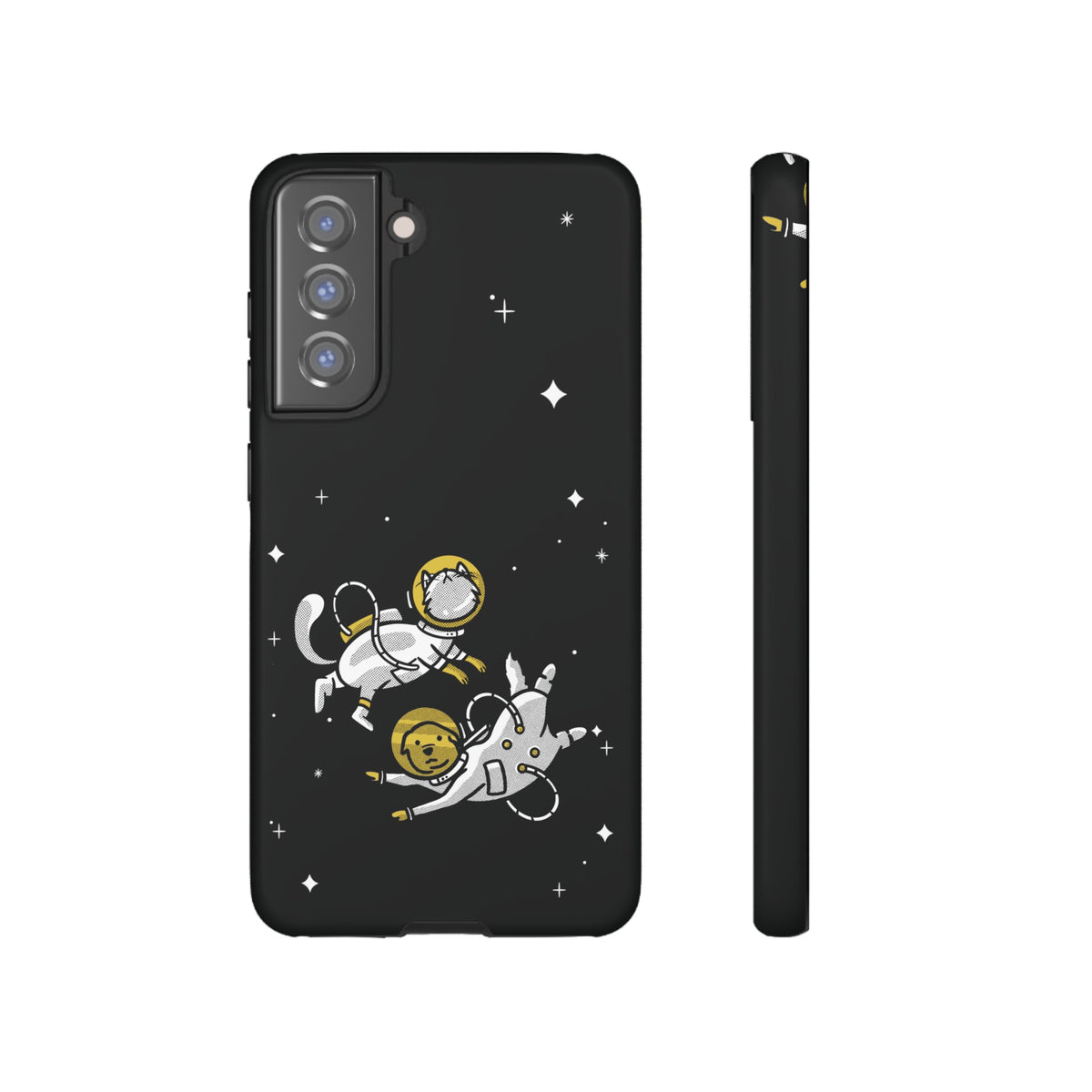 Astronaut Friends Dog Cat Sci-Fi Tough Samsung Galaxy