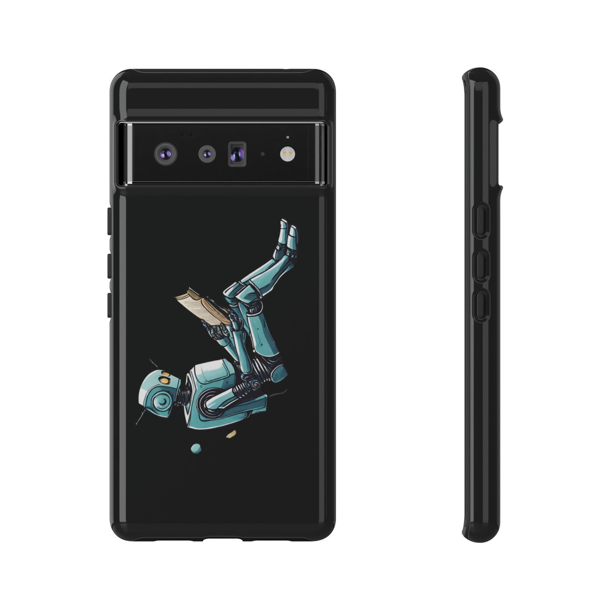 Robot Space Art Mobile Cases | Read Like a Robot