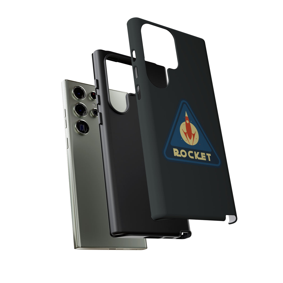 Retro Sci Fi Phone Case | Rocket Retro Sign Samsung Galaxy