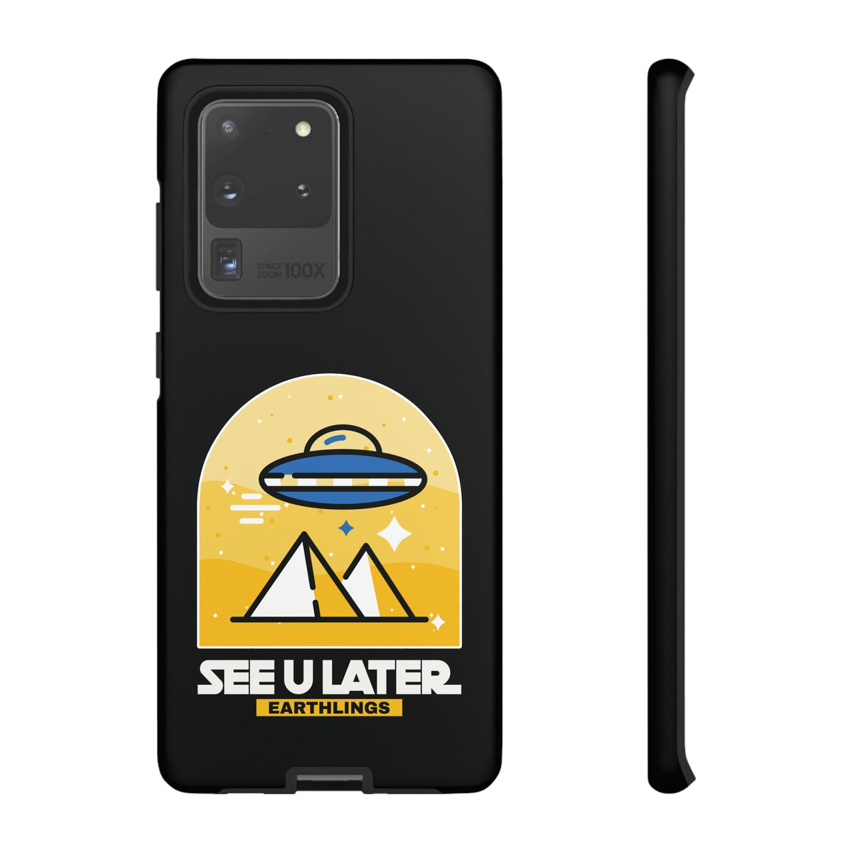 Funny UFO Mobile Cases | See You Earthlings Samsung Case