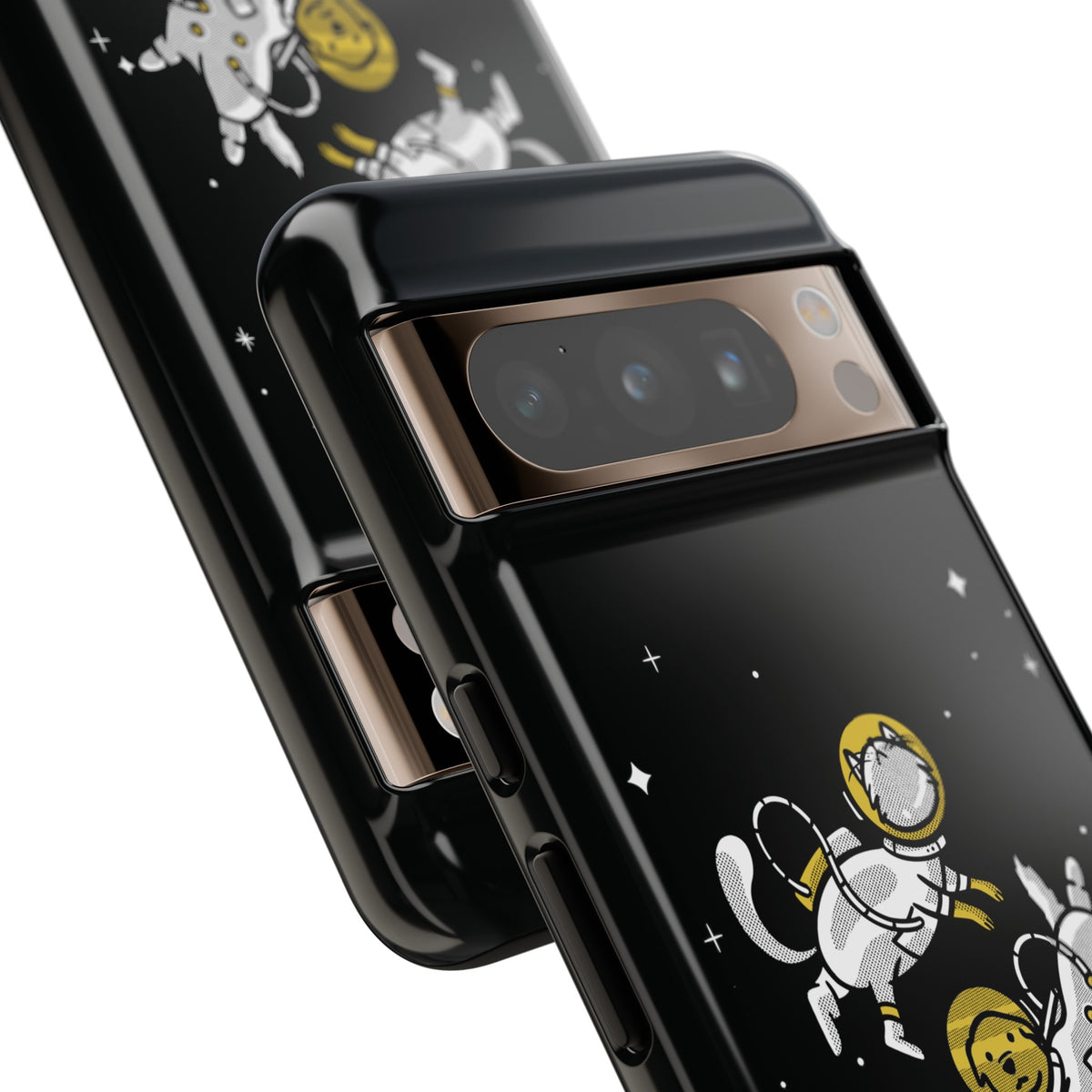 Astronaut Google Pixel Case | Funny Dog and Cat Sci-Fi