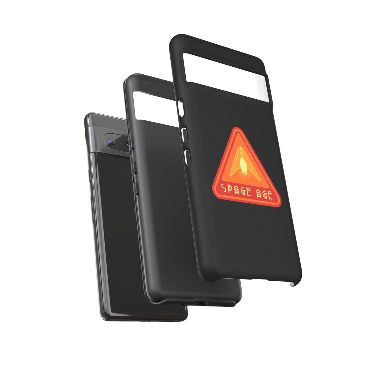 Space Age Retro Sign Sci-Fi Tough Google Pixel Mobile Cases
