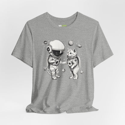 Space Kitties Sci-Fi T-Shirt | Astronaut Cats Tee