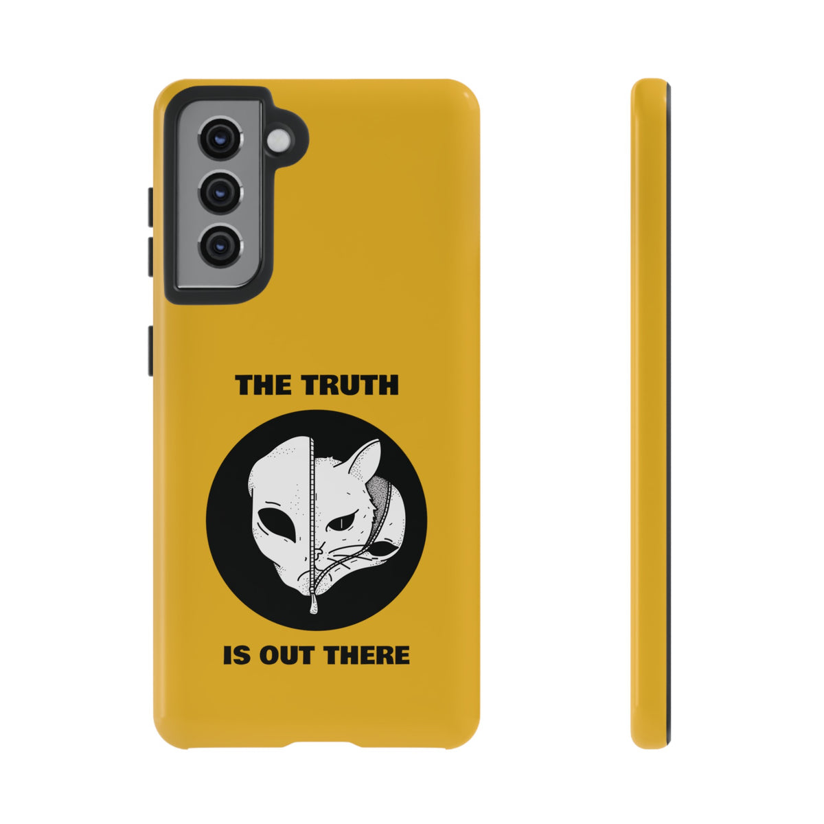 The Truth Is Outthere Funny Cat UFO Tough Samsung Galaxy Mobile Cases-welovescifi.net