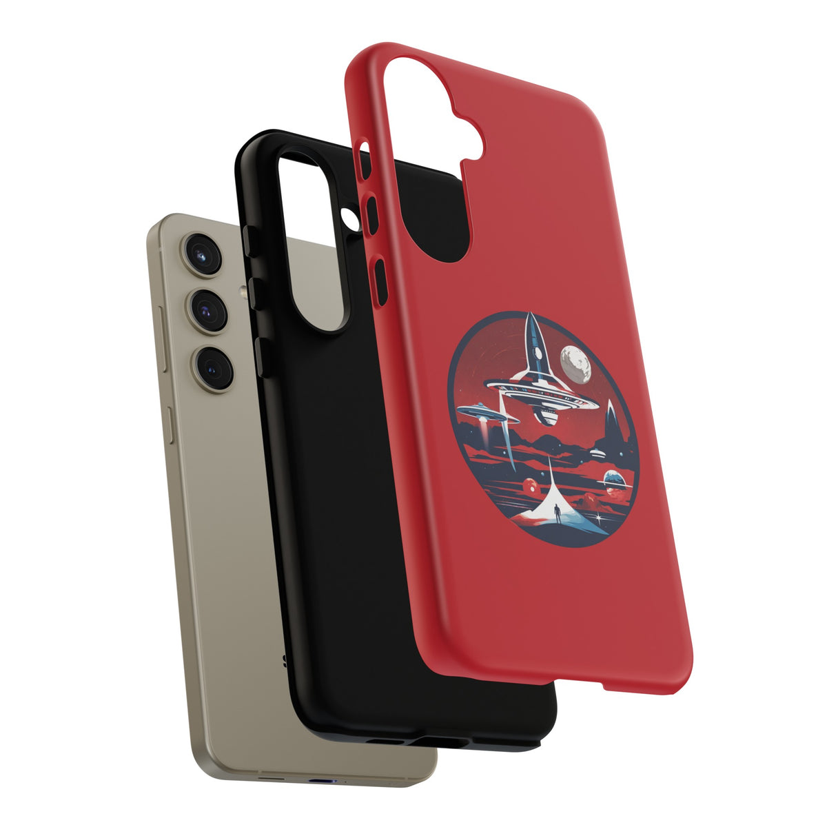 Space Art Mobile Case | Let's Escape Astronaut 