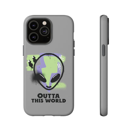 UFO iPhone Case Outta This World Sci-Fi Tough Mobile Cases