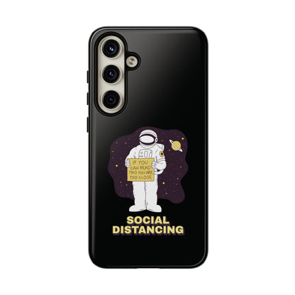 Social Distancing Astronaut Mobile Case