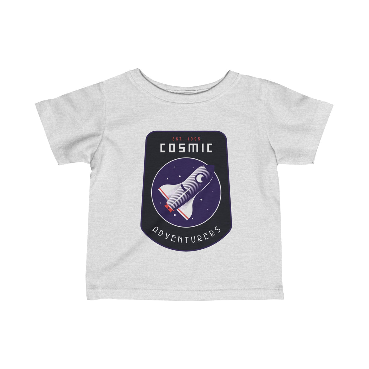 Cosmic Adventureres Sign Astronaut Infant Fine Jersey Tee