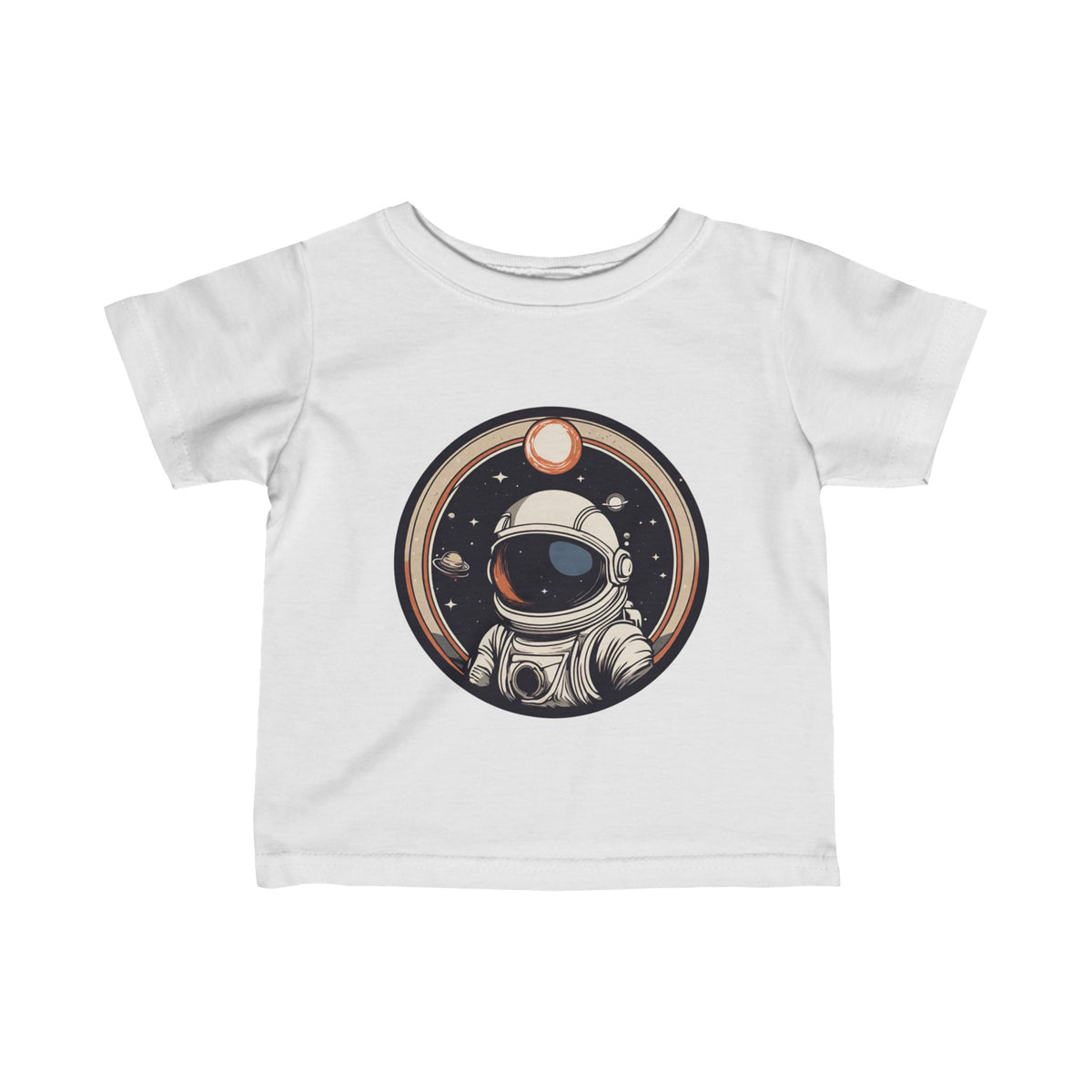 Welcome To Space Age Infant Astronaut Fine Jersey Tee-welovescifi.net