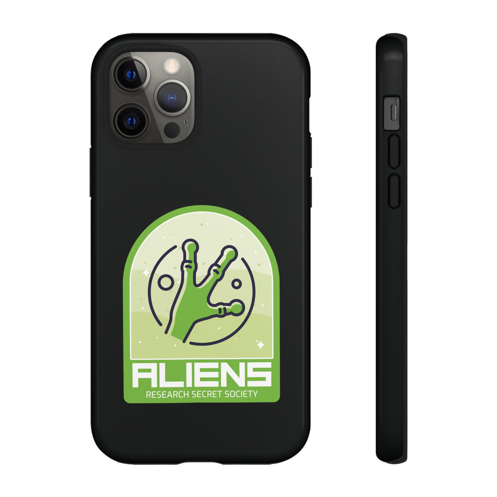 Aliens Research Secret Society UFO Sci-Fi iPhone Mobile Case