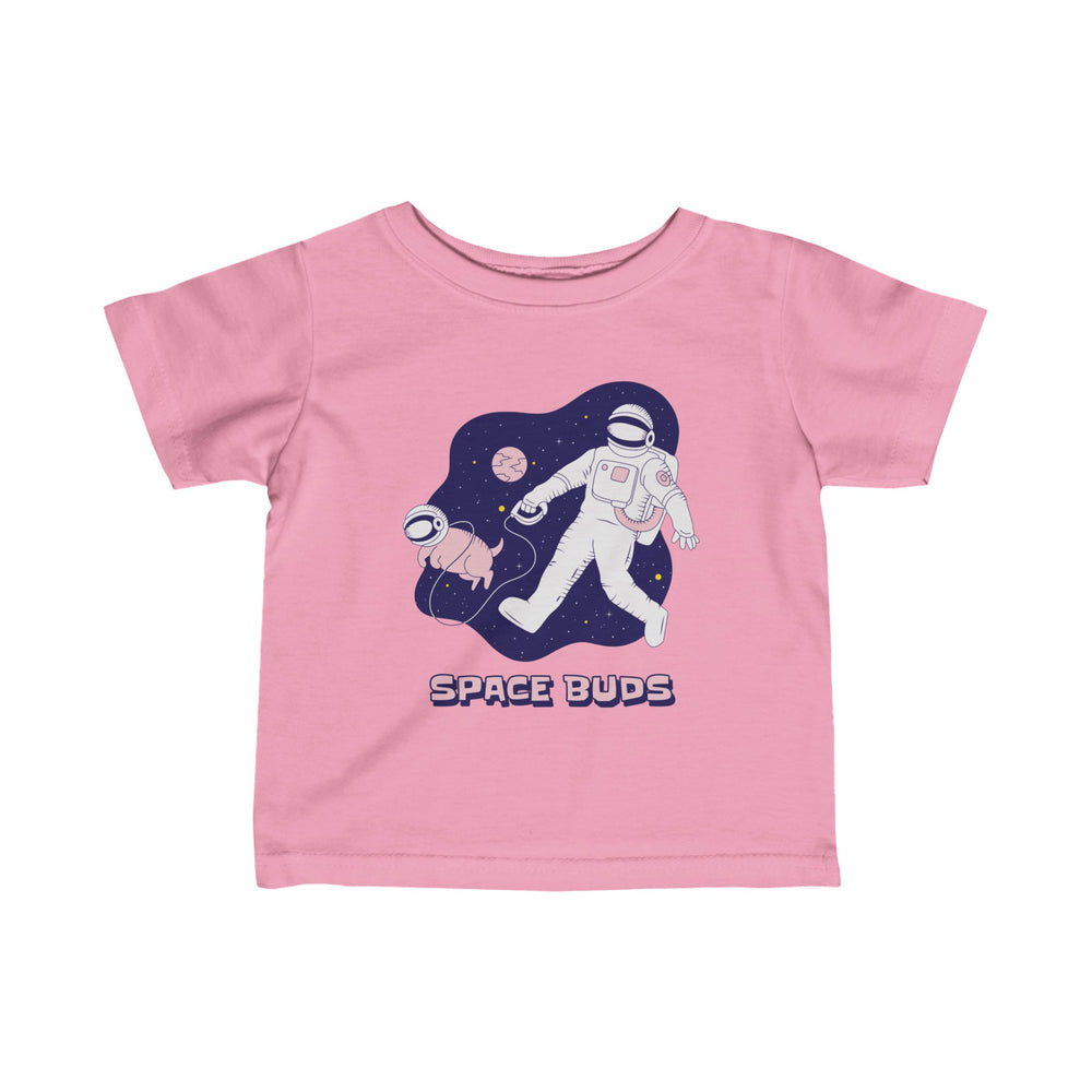 Space Buds Dog Astronaut Tee - Infant Fine Jersey