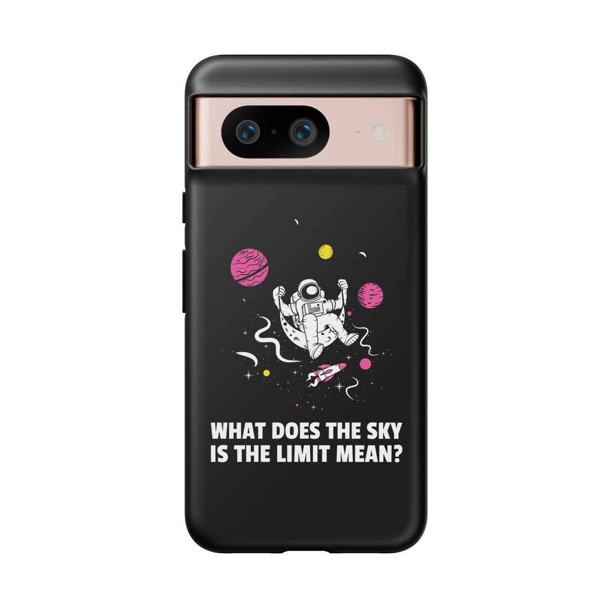 Funny Astronaut Google Pixel Cases Sky's the Limit Sci-Fi