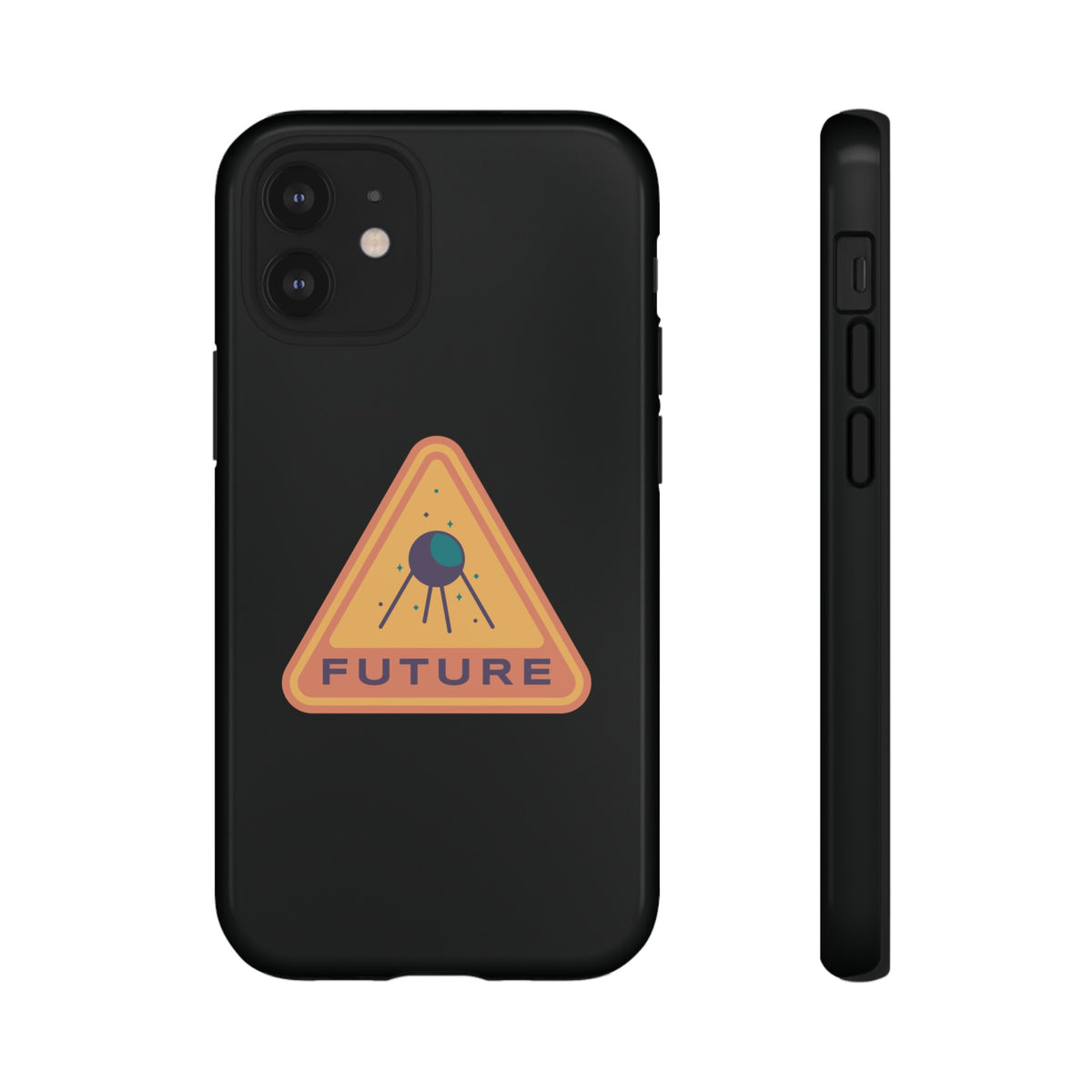 Future Retro Sign SciFi Tough iPhone Mobile Case-welovescifi