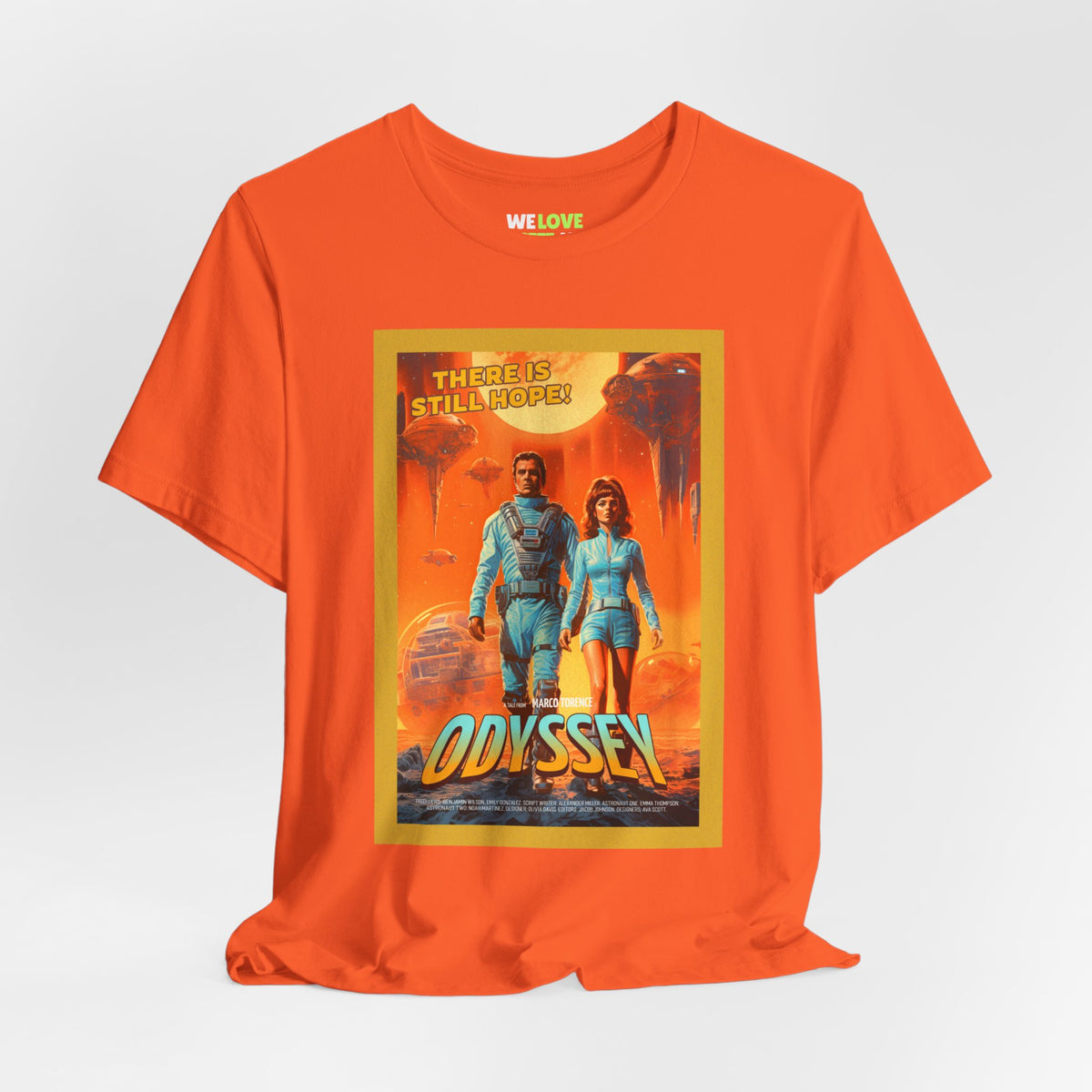 There's Still Hope! Odyssey inspired Retro Sci-Fi T-Shirt-welovescifi.net