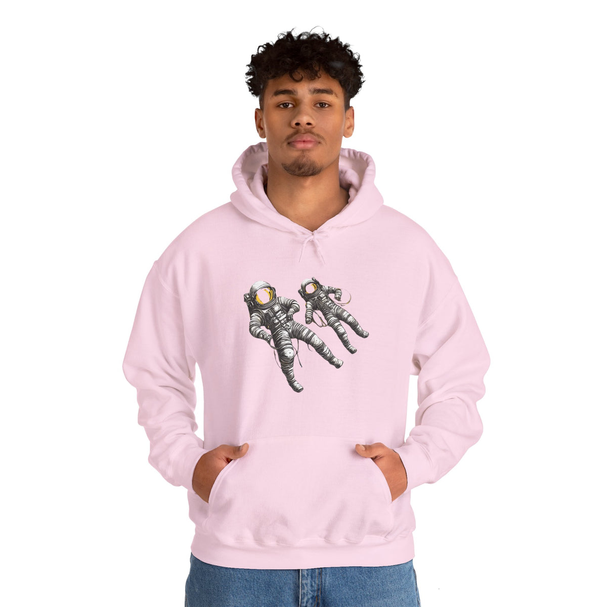 Astronauts Floating Sci-Fi Hoodie-welovescifi.net