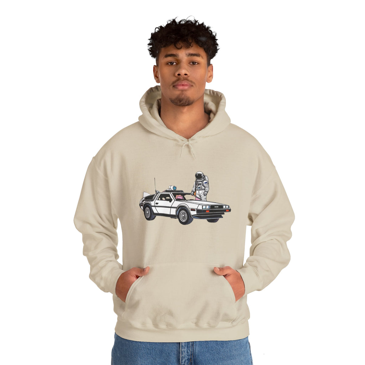 Take a Ride Delorean Astronaut Sci-Fi Hoodie We Love Sci-Fi