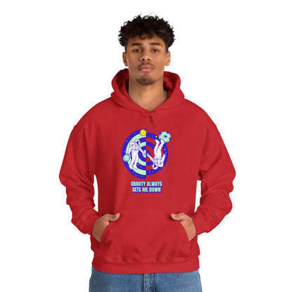 Down Funny Astronaut Sci-Fi Hoodie-welovescifi.net