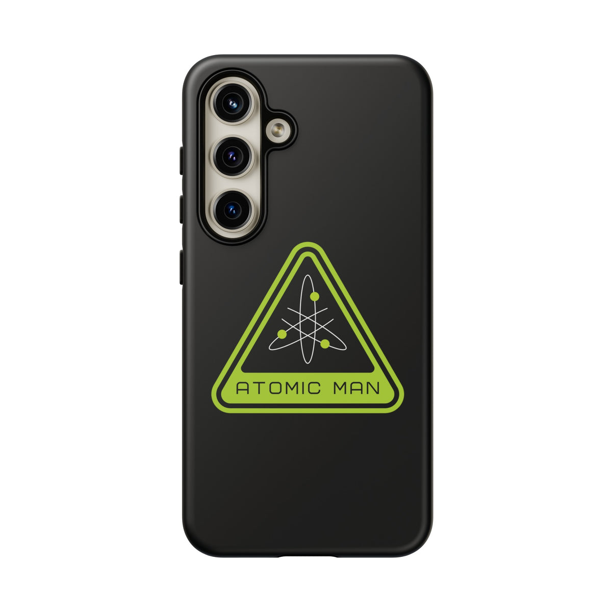 Atomic Man Retro Sign Sci-Fi Samsung Galaxy Mobile Cases