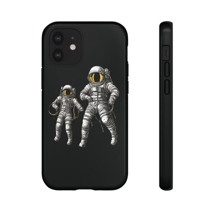 Astronauts Floating Tough iPhone Mobile Cases-welovescifi