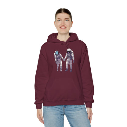 Astronaut Spaceart Hoodie - Next to You Sci-Fi Hoodie