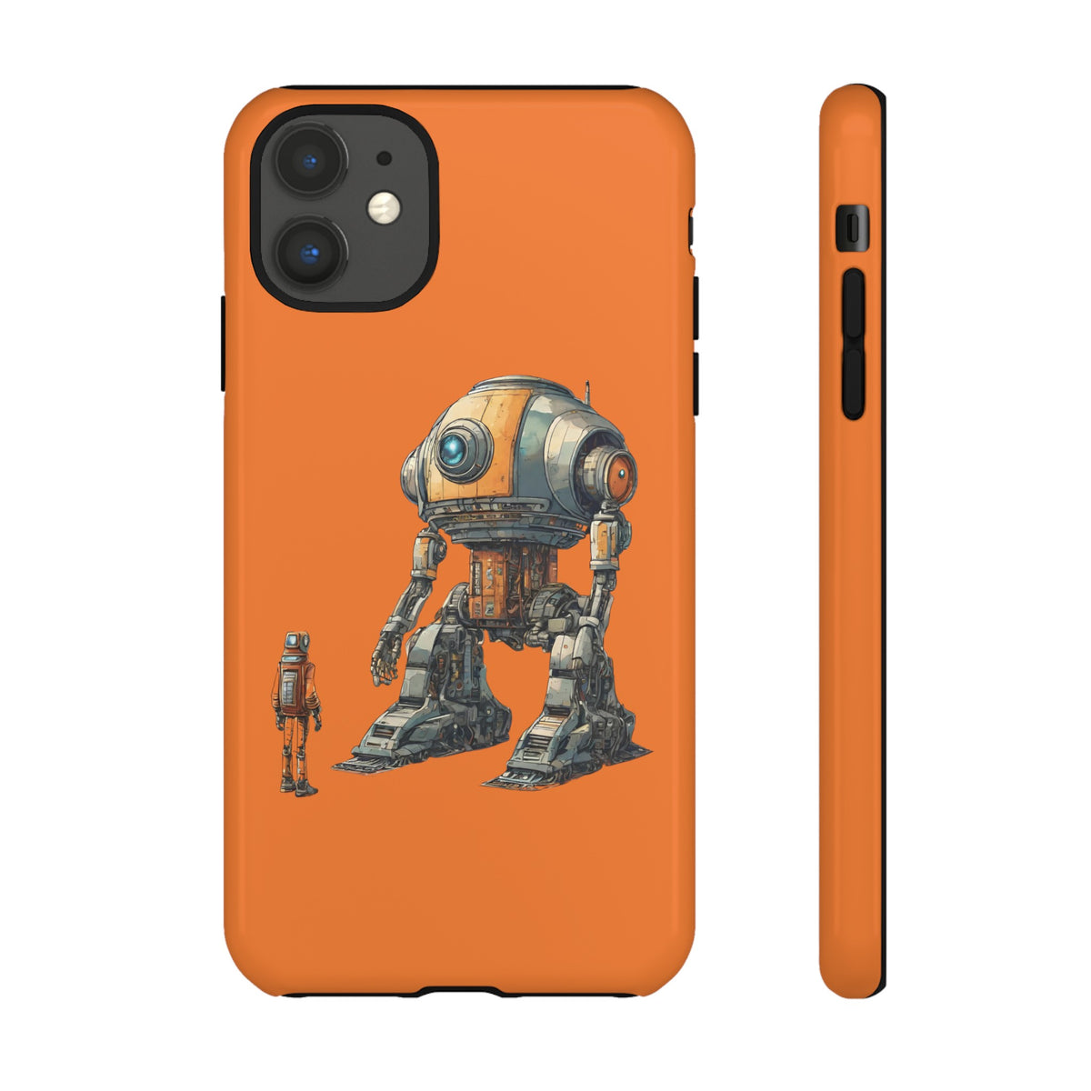 Robot Space Art iPhone Cases | Sci-Fi Tough Mobile Covers