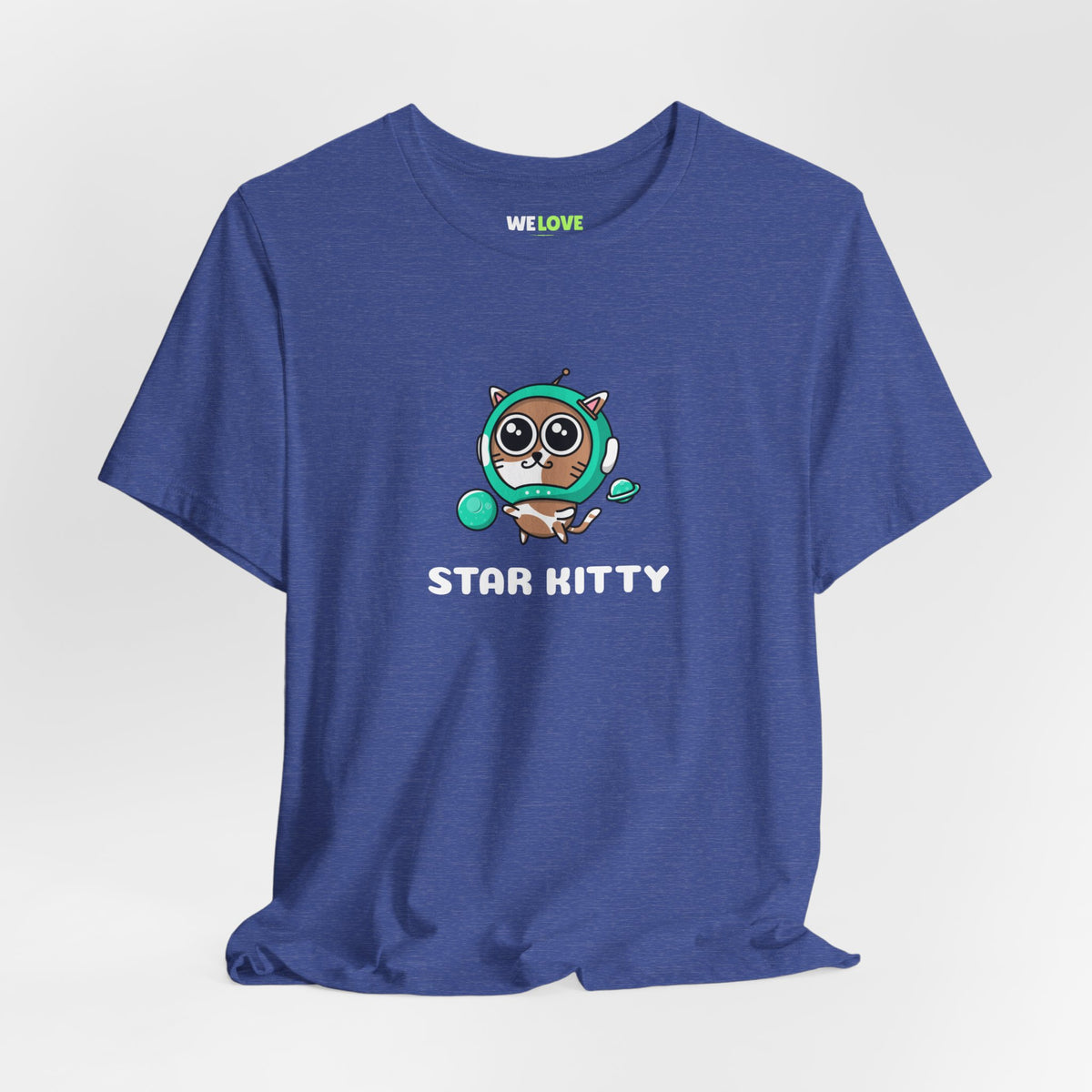 Star Kitty Cat Astronaut Sci-Fi T-Shirt - Funny Sci-Fi Tee