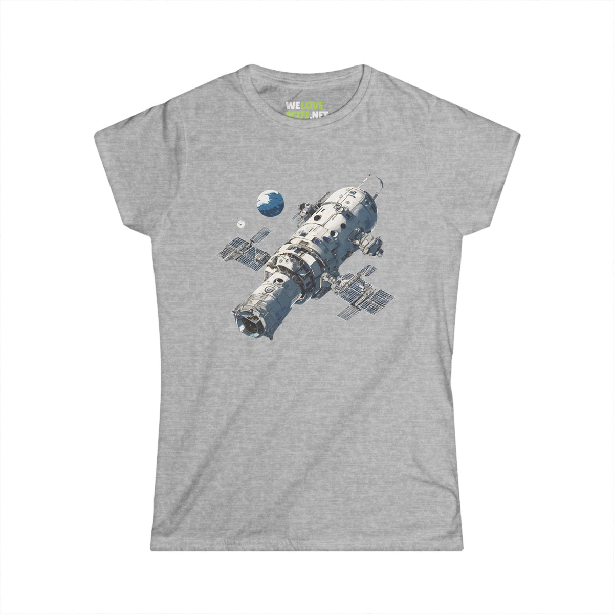 spaceship tee-Spaceship 283 Sci-Fi Woman's Tee