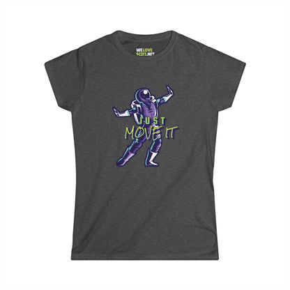 Just Move It! Dancing Astronaut Tee - Women's Sci-Fi Shirt