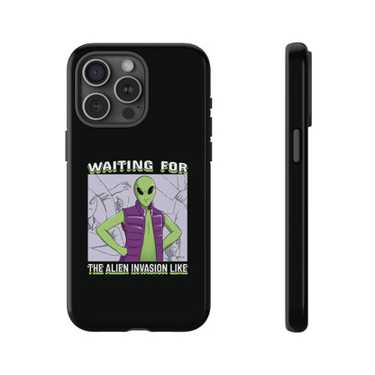 Waiting For The Alien Invasion Like Sci-Fi Tough iPhone Mobile Cases-welovescifi.net