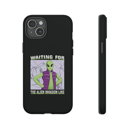 Waiting For The Alien Invasion Like Sci-Fi Tough iPhone Mobile Cases-welovescifi.net