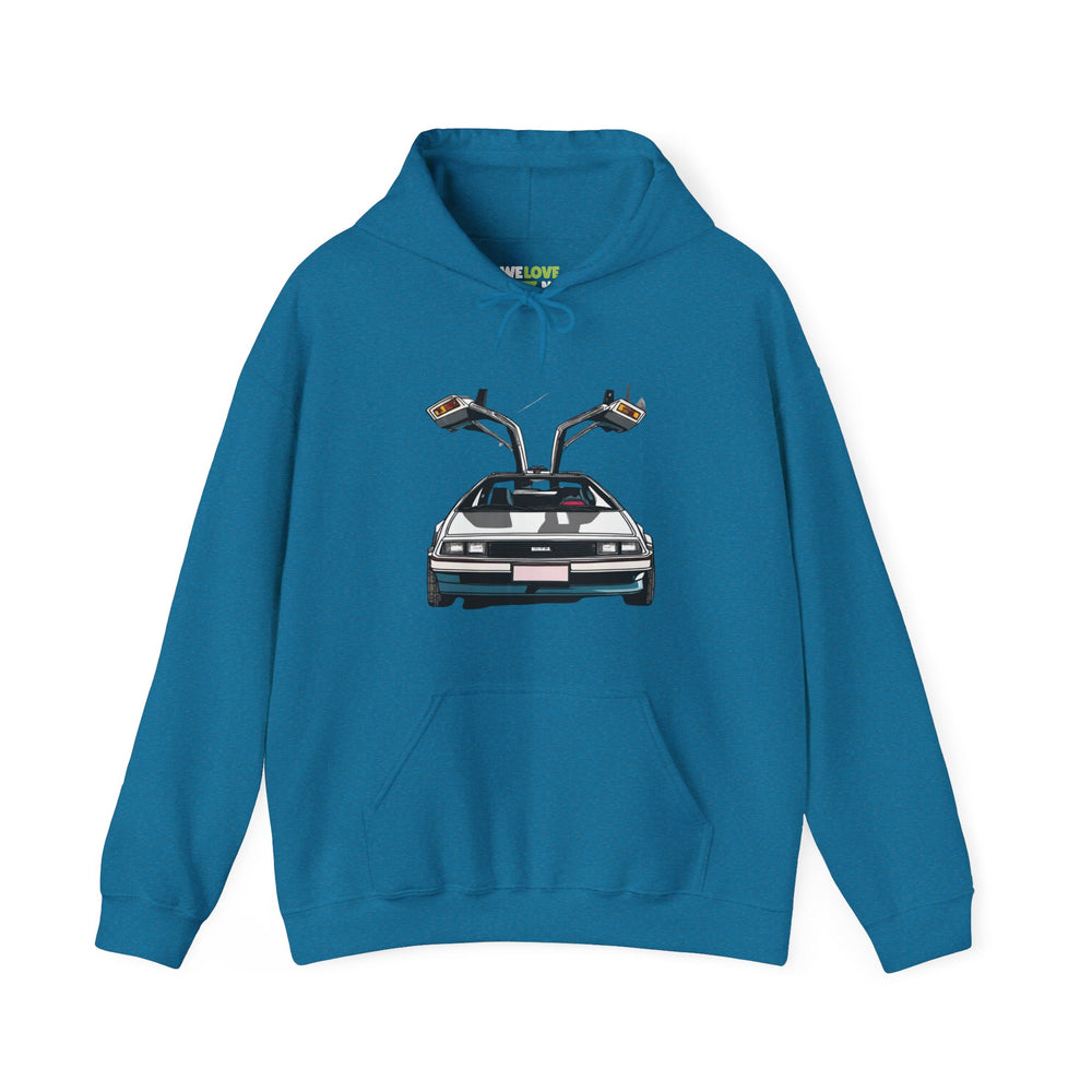 Delorian Sci-Fi Hoodie - Hop in My Delorian Sci-Fi Hoodie