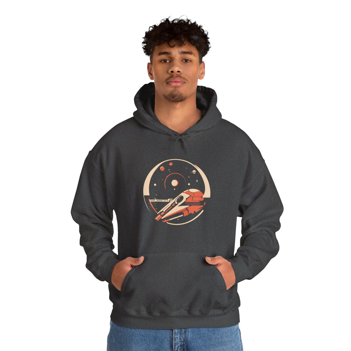 Hoodie - Space Station No.97 Space Art Sci-Fi Hoodie