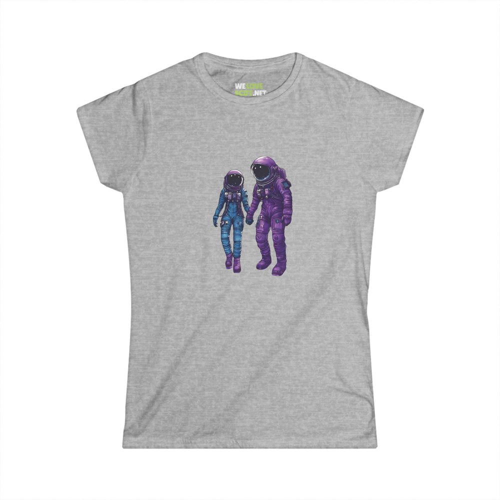 Space Art Tee Astronaut Woman's T-Shirt | SpaceDate No.2