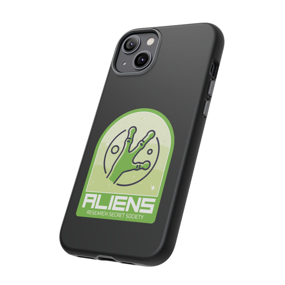 Aliens Research Secret Society UFO Sci-Fi iPhone Mobile Case