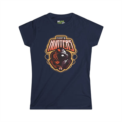 Earth Hunters Astronaut Woman's Tee-welovescifi.net