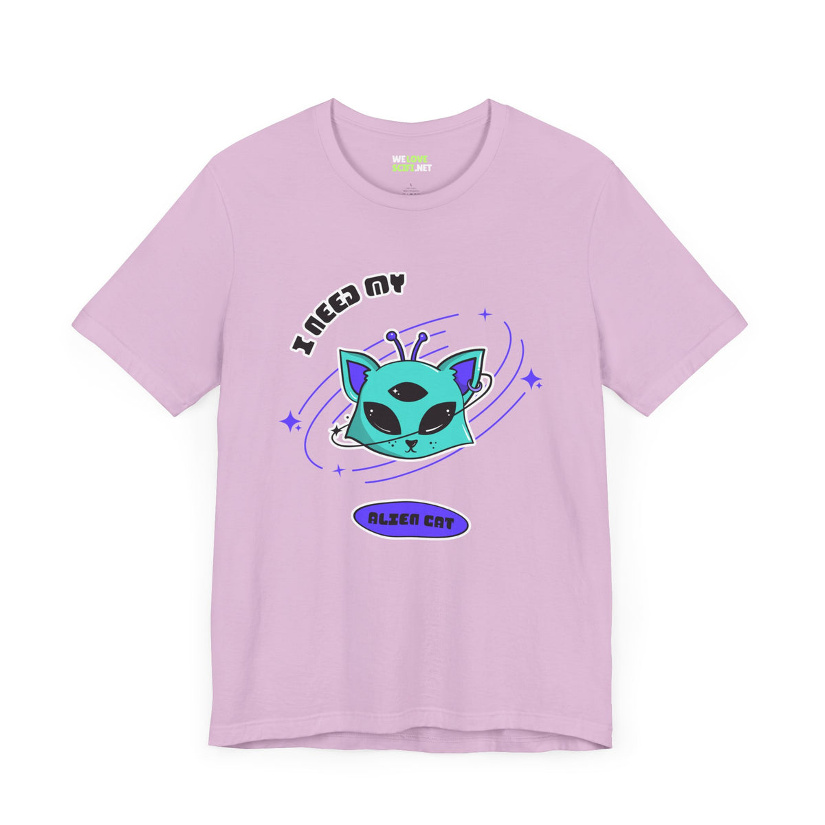 Alien Cat Sci-Fi T-Shirt | Unique UFO Design | WeLoveSciFi