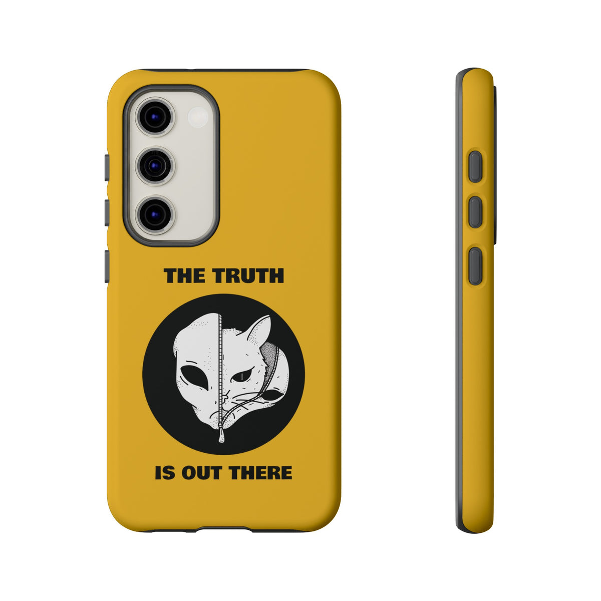 The Truth Is Outthere Funny Cat UFO Tough Samsung Galaxy Mobile Cases-welovescifi.net