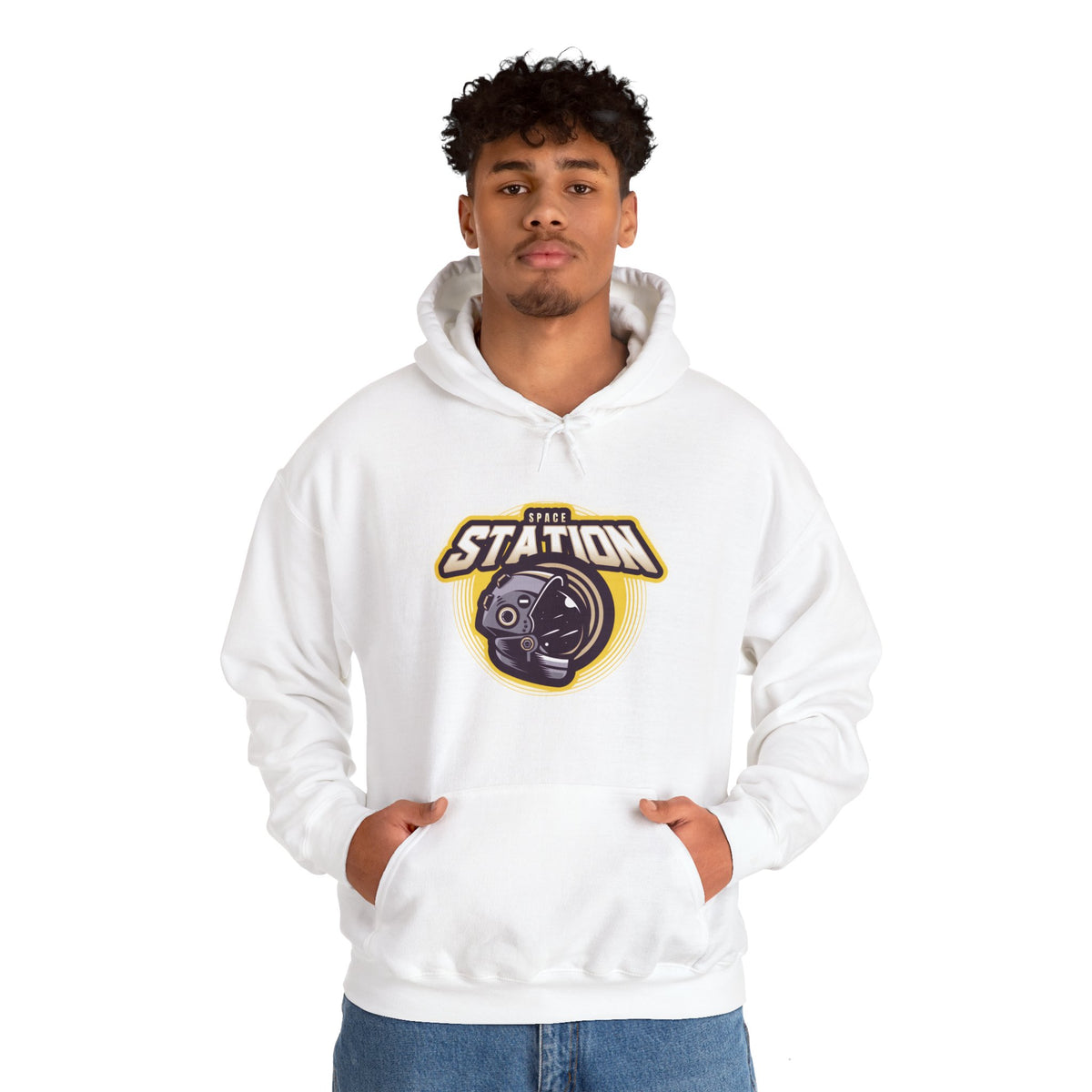 Space Station Hoodie | Sci-Fi Astronaut Design