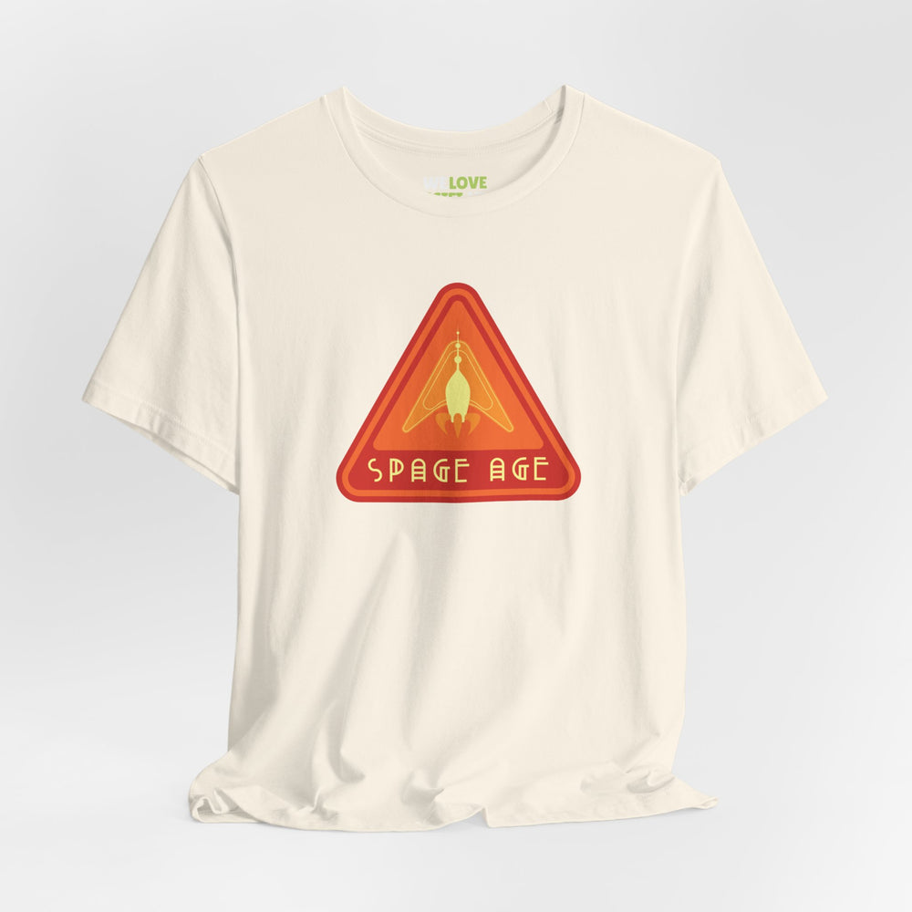 Space Age Sign Retro Sci-Fi T-Shirt - We Love Sci-Fi