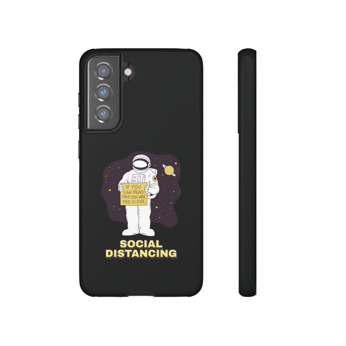 Social Distancing Astronaut Mobile Case