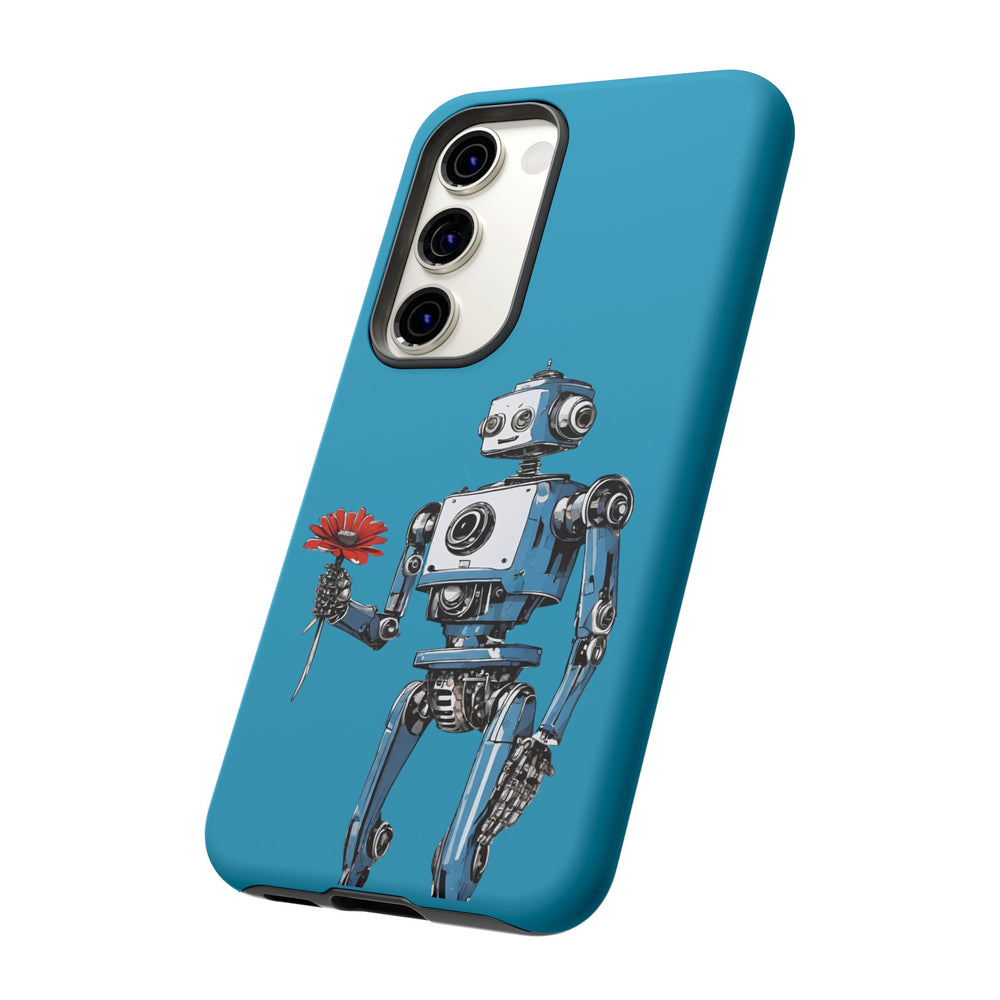 You Never Bring Me Flowers Robot SpaceArt Tough Samsung Galaxy Mobile Cases-welovescifi.net