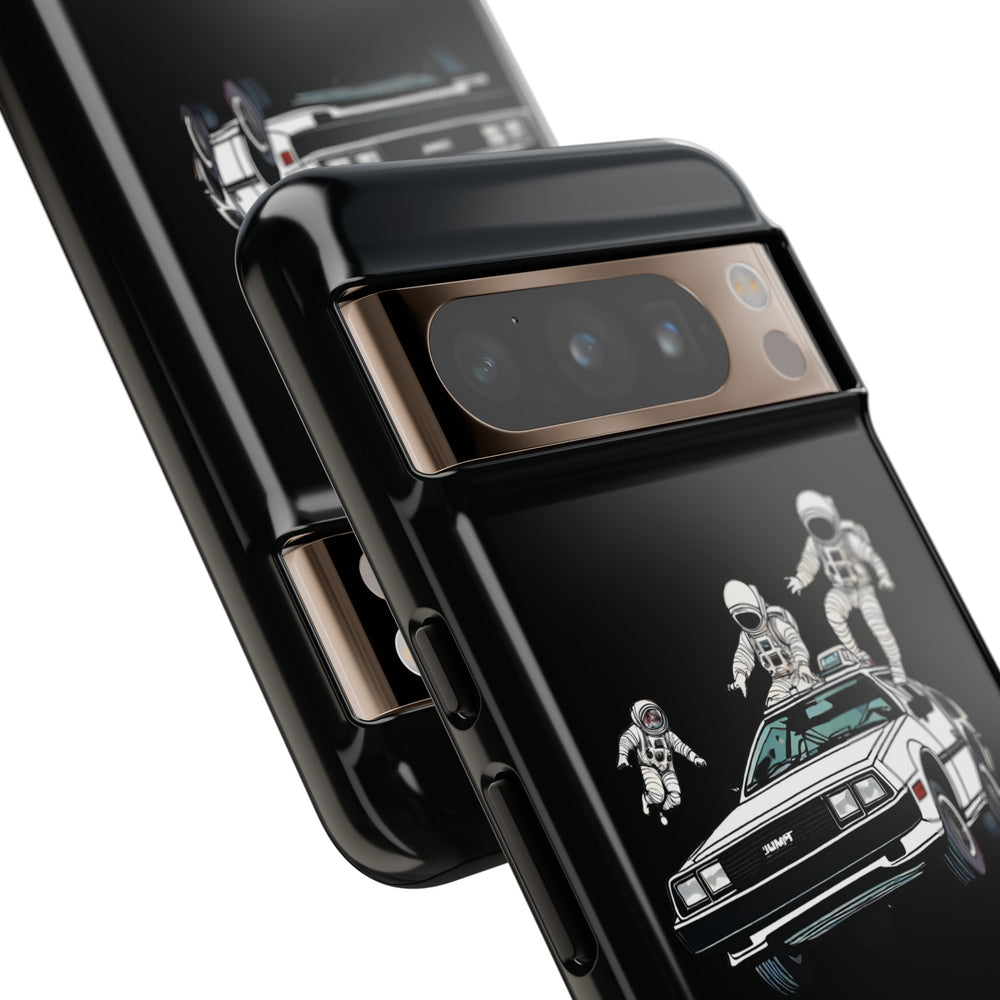 Party in a Delorean Astronaut Google Pixel Mobile Cases 