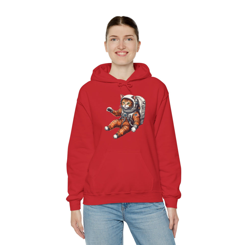 Redhead Spacecat Astronaut Hoodie - Cool Sci-Fi Sweatshirt