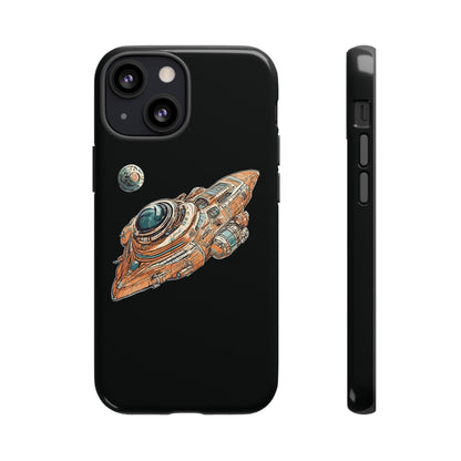 Durable Spaceship-76 Tough iPhone Cases