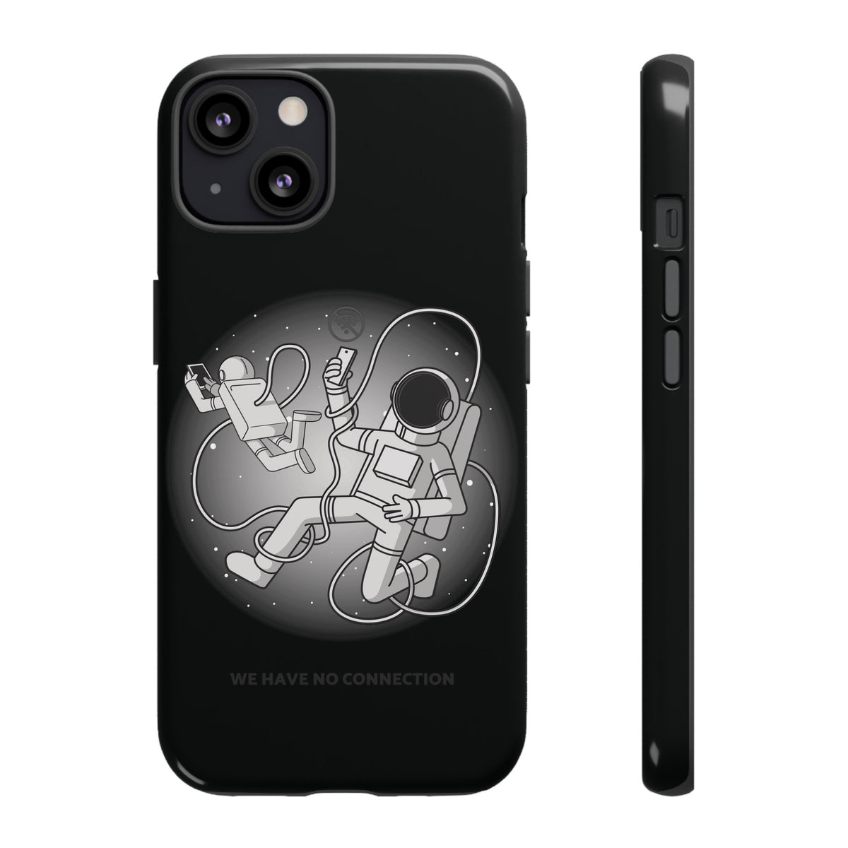 Funny Astronaut iPhone Case | Sci-Fi Tough Mobile Cover