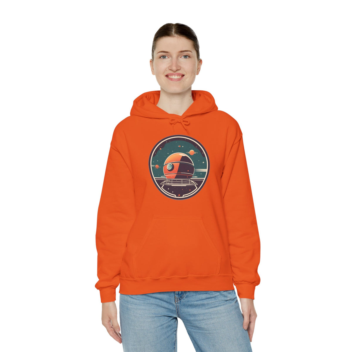 Space Art Hoodie - Station No.101 Sci-Fi Hoodie