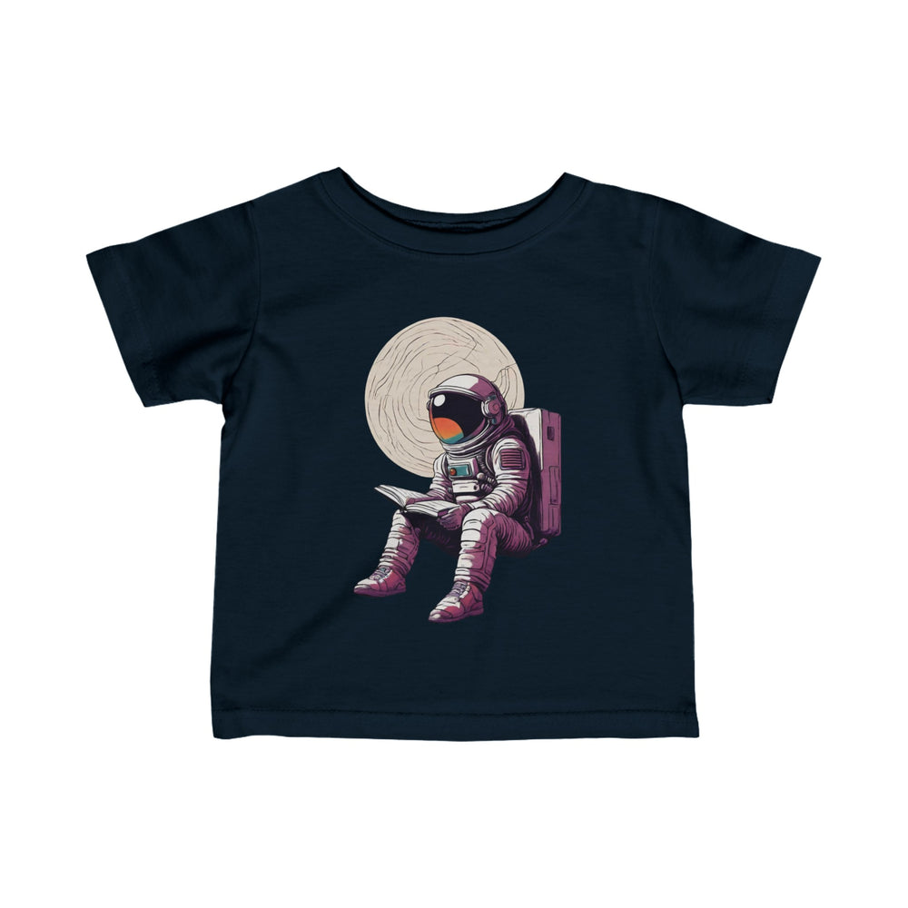 Space Art Tee: Infant Astronaut Fine Jersey T-Shirt