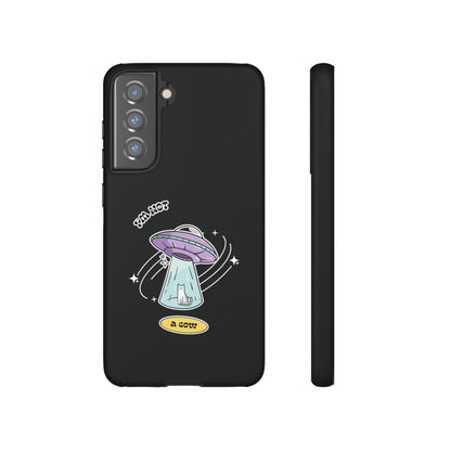 Sci-Fi UFO Samsung Galaxy Mobile Cases - Funny Roswell Cow