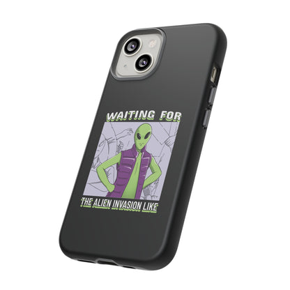 Waiting For The Alien Invasion Like Sci-Fi Tough iPhone Mobile Cases-welovescifi.net