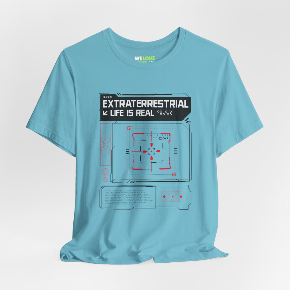 Exraterrestrial Life Is Real UFO Sci-Fi T-Shirt-welovescifi